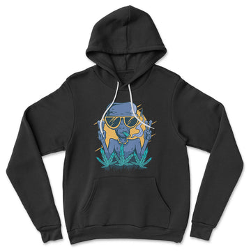 Alien Joint Hoodie in Black color